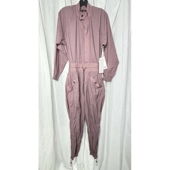 Athleta Alicia Keys Utility Jumpsuit Purple? Womens 4 Pockets Lt Ed. NWT‎ $209 - Picture 2 of 10